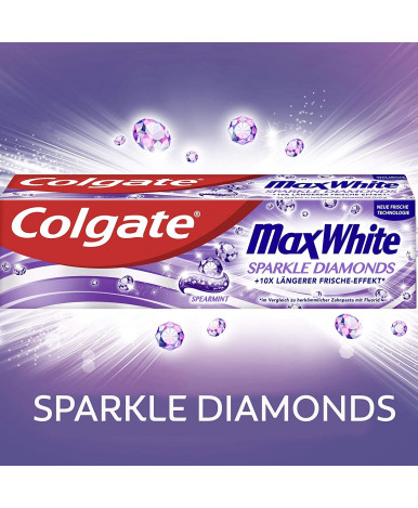 Зубная паста Colgate MaxWhite Sparkle Diamonds блеск бриллиантов 100мл