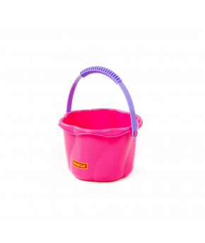 Ведро Полесье Цветок среднее №4 (в сеточке)