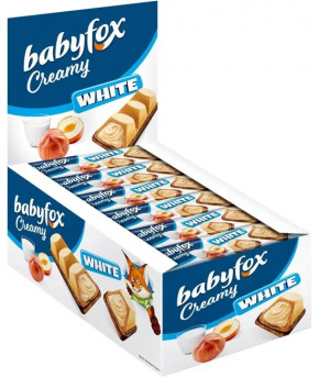 Батончик Babyfox Creamy White в молочном шоколаде 18.5г