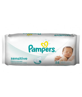 Салфетки влажные Pampers Sensitive 56шт