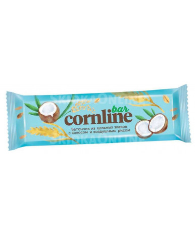 Батончик злаковый Corniline зерновой c кокосом 30г 