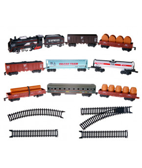 Железная дорога Big Motors с 9 вагонами (в коробке)