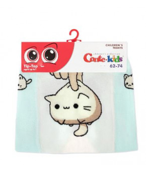 Колготки детские Conte-Kids Tip-Top р-p 62-74 704 бледно-бирюзовый