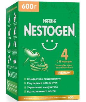 Смесь Nestle Nestogen 4 Premium молочная 600г