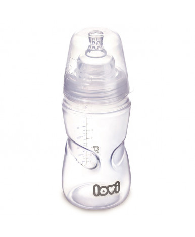 Бутылочка Lovi пластиковая 250мл+ пустышка силиконовая