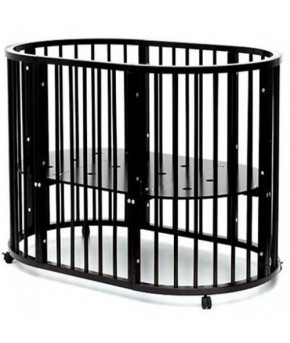 Кровать трансформер 7в1 Bambini М 14, колесо, венге