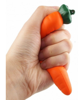 Игрушка-антистресс Тянучка Морковка (в пакете)