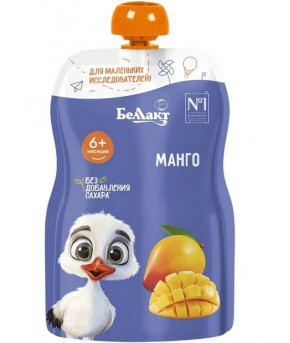 Пюре Беллакт манго gualapack 90г