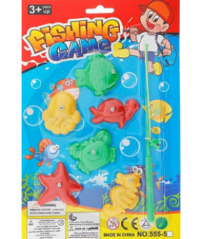 Игрушка для ванны Рыбалка Ловись рыбка (на листе)