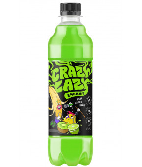 Напиток энергетический Crazy Lazy Energy Киви-Банан-Лайм 0,45л