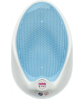 Горка для купания Эльфпласт Splash белый/голубой