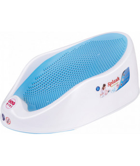 Горка для купания Эльфпласт Splash белый/голубой