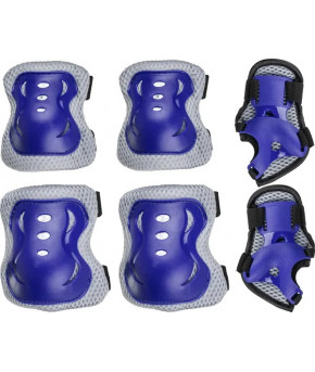 Комплект защиты для роликовых коньков Ricos Fort Blue