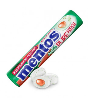 Жевательная резинка Mentos Pure Fresh со вкусом арбуза 15,5г