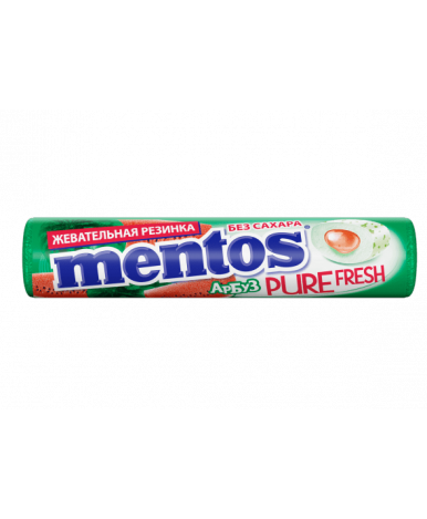 Жевательная резинка Mentos Pure Fresh со вкусом арбуза 15,5г