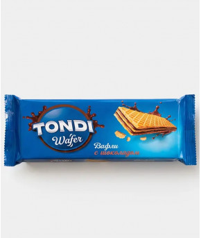Вафли Tondi с шоколадом 167г