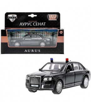 Модель Aurus Senat 1:43 инерционная черный (в коробке)   