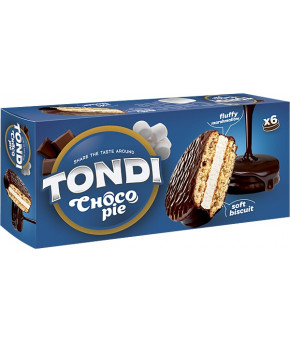 Печенье Tondi Choco Pie клубничное 180г