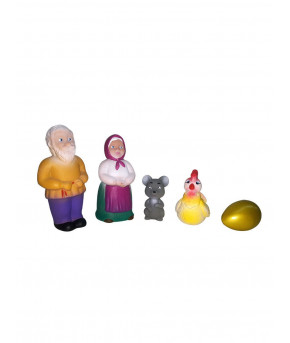 Фигурка Сказка Курочка Ряба из ПВХ пластизоля (из 5 предметов)