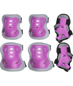 Комплект защиты для роликовых коньков Ricos Fort Violet