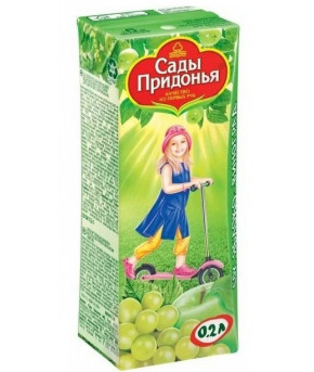 Сок Сады Придонья яблоко-виноград 200мл