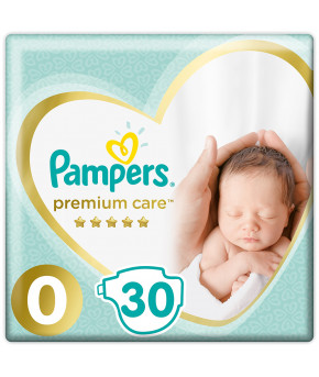 Подгузники Pampers Premium Care 0 (1,5-2,5кг) 30шт