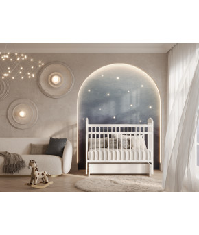 Кровать детская ЗОВ-Мебель Giovanni-2 Comfort 11 со съемным ограждением белый