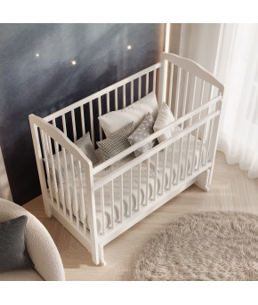 Кровать детская ЗОВ-Мебель Giovanni-2 Comfort 11 со съемным ограждением белый