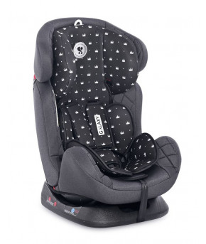 Автокресло Lorelli Galaxy Black Crowns 2021 (0-36кг)