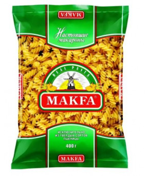 Макароны Макфа спирали 400г