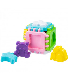 Развивающая игрушка-сортер Fancy Кубик Логический 