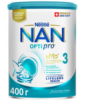 Смесь Nestle NAN 3 OPTIPRO молочная 400г