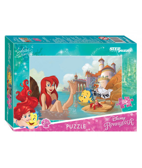 Настольная игра Мозаика Steep puzzle Русалочка Disney - 5 80 эл