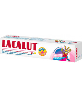 Зубная паста Lacalut Baby для молочных зубов до 4-х лет 50мл