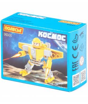 Конструктор Полесье Классик Космос-3 36 элементов (в коробке)