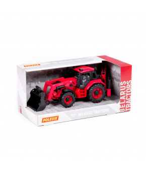 Трактор-экскаватор Полесье BELARUS (лицензированная) с погрузчиком (в коробке)