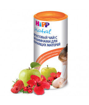 Чай Hipp Natal для кормящих мам фруктовый сухой 200г