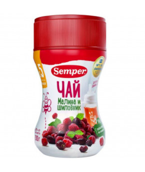 Чай Semper малина и шиповник 200г