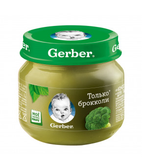 Пюре Gerber брокколи 80г