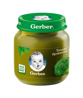 Пюре Gerber брокколи 130г