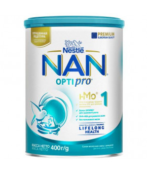Смесь Nestle NAN 1 OPTIPRO молочная 400г