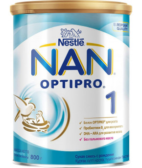 Смесь Nestle NAN 1 OPTIPRO молочная 800г