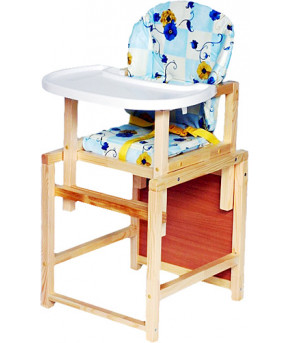 Стол-стул трансформер Малыш Eco голубой