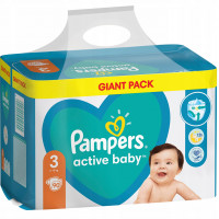 Подгузники Pampers Active Baby 3 (6-10кг) 90шт Poland