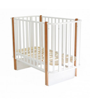 Кровать детская СКВ 394001-6, белый/орех