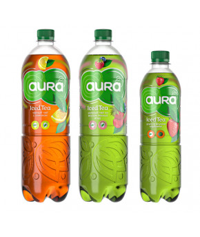 Напиток AURA Iced Tea зеленый чай со вкусом лесных ягод 0,5л