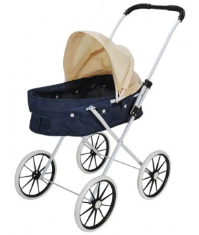 Коляска Labalu для кукол Classic EVA Grey/Beige (колеса 20см)