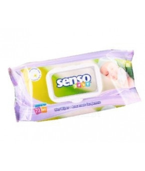 Салфетки влажные Jucy Sensitive с клапаном 120шт