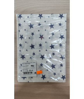 Пеленка Sofi Звезды серые ситец 95x100см