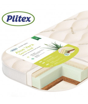 Матрас Plitex Aloe vera Semi-oval, р-р 119х60х11см